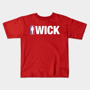 John Wick NBA (white) Kids T-Shirt